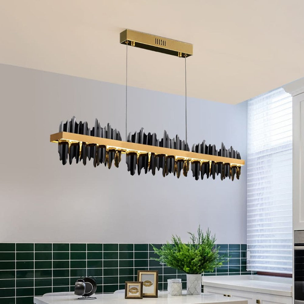 Modern Rectangle Chandelier Hanging Lamp-