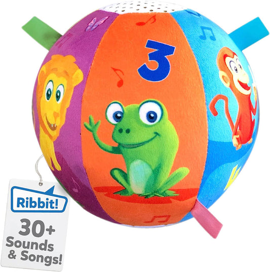 Move2Play, Toddler and Baby Ball with Music and Sound Effects, Baby Toy for 6 to 12 Months, Boy and Girl 1 Year Old Birthday Gift-