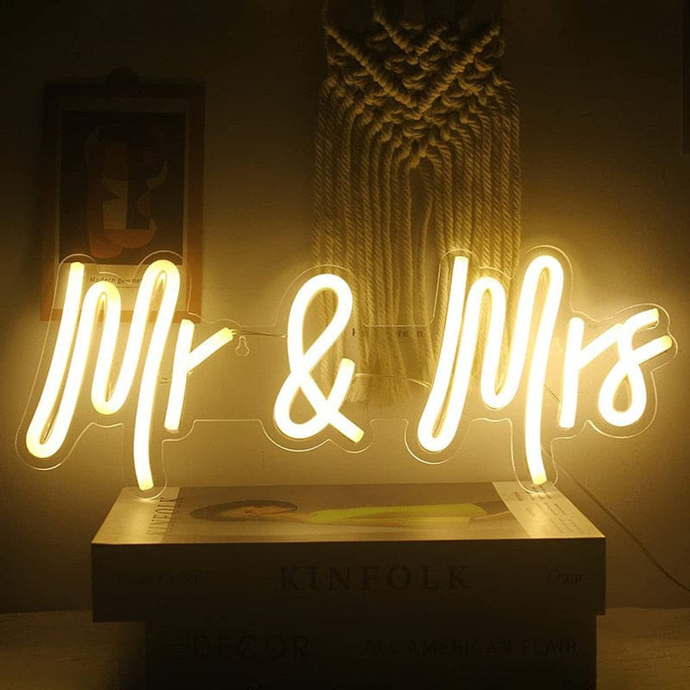 Mr And Mrs Neon Light-