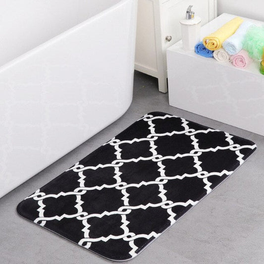 Patterned Bath Mat-