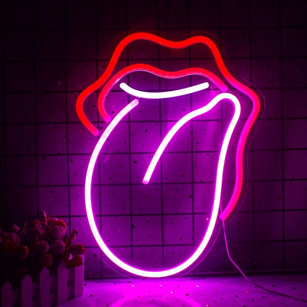 Pink Floyd Tongue Neon Sign-