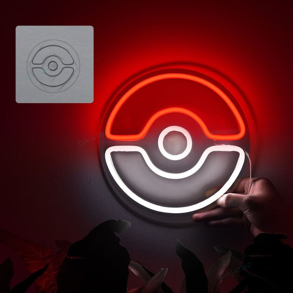 Pokeball Neon Sign-