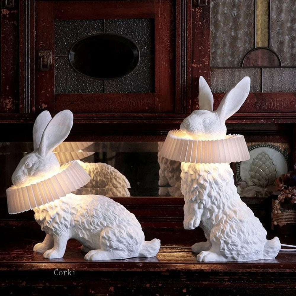 Rabbit Scarf Led Table Lamp-