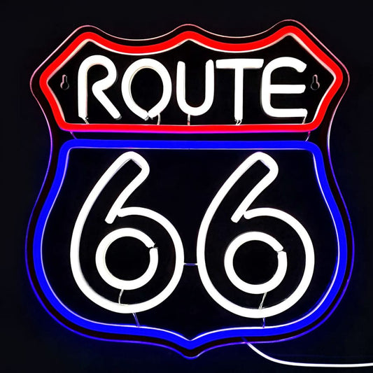 Route 66 Neon Sign-