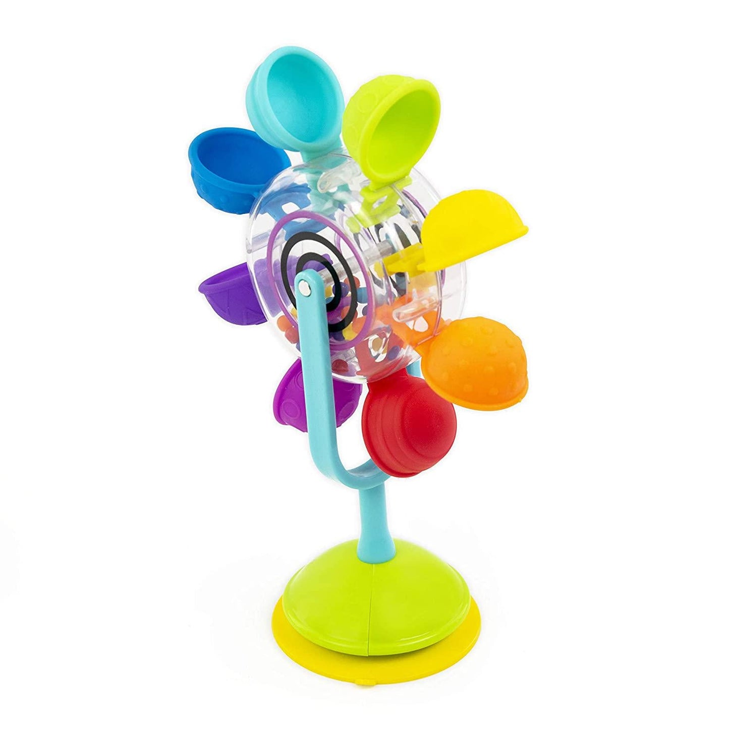 Sassy Whirling Waterfall Suction Toy for Bathtime - Stem - Ages 12+ Months, Multi-