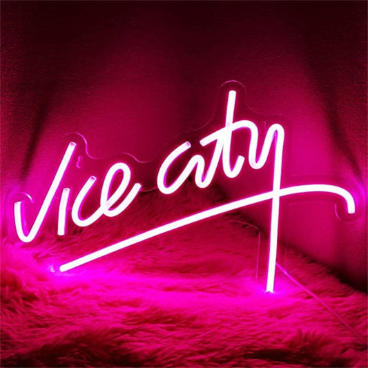 Small Vice City Neon Sign-
