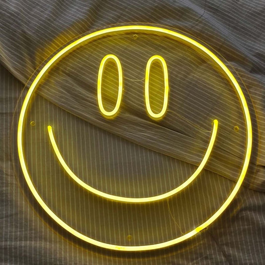 Smiley Face Neon Sign-