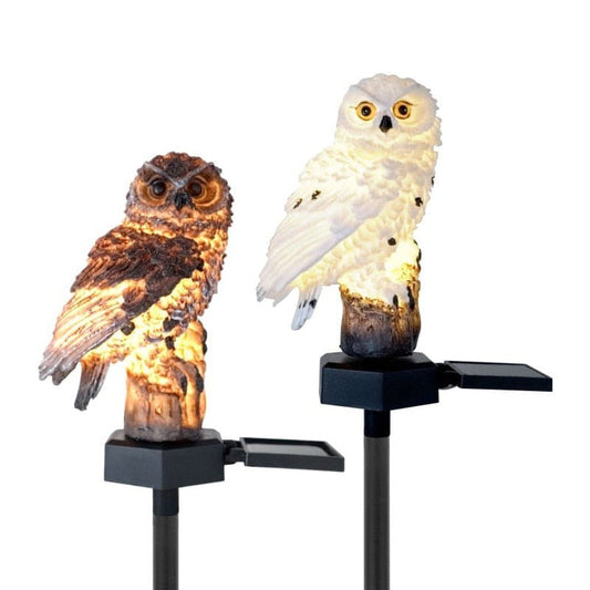 Solar Owl Shaped Garden LED Lawn Lamp-