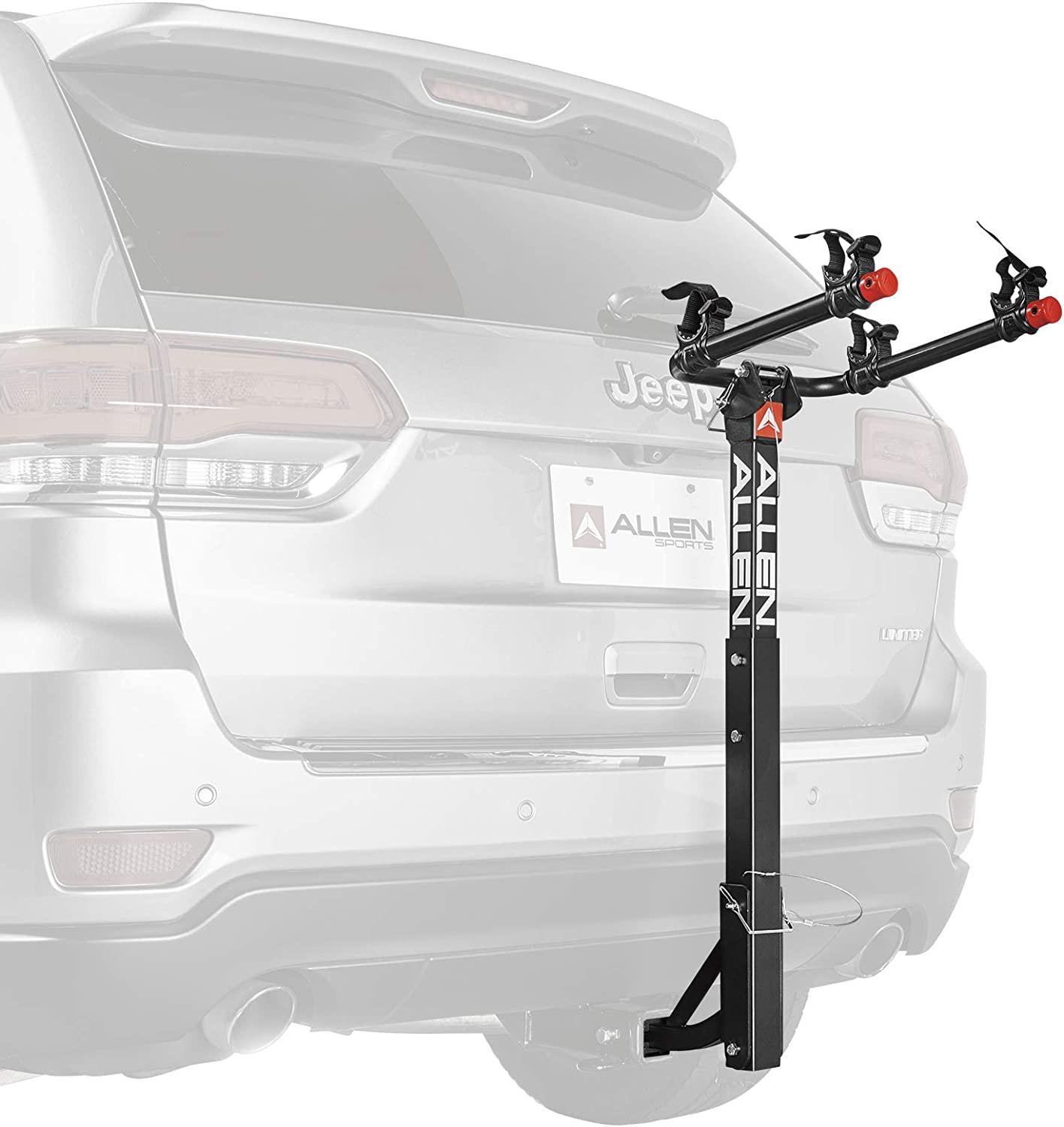 Sports Deluxe 2-Bike Hitch Mount Rack , Silver/Black (522RR)-