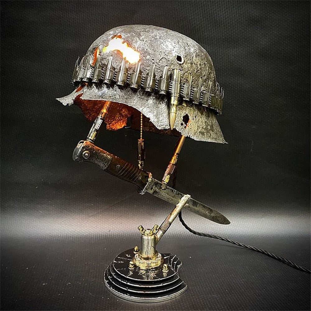 Stahlhelm Helmet Table Lamp-