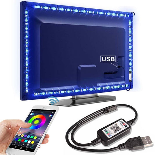 TV Backlight Bluetooth USB RGB LED Tape Lights-Lighting