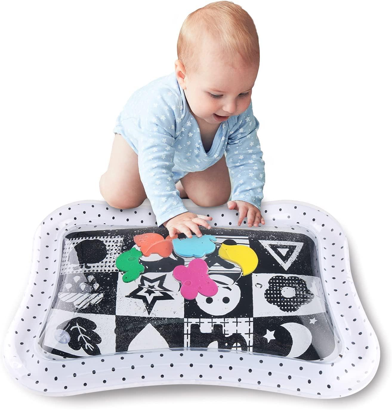 The Peanutshell Montessori Water Play Mat | Inflatable Sensory Development Toy and Tummy Time Mat-