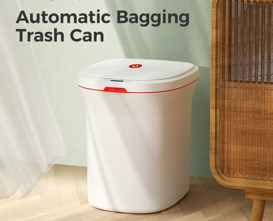 Touchless Motion Sensor Automatic Bagging Smart Trash Can-