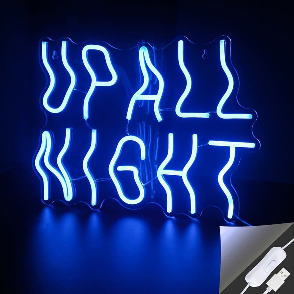 Up All Night Neon Sign-Lighting