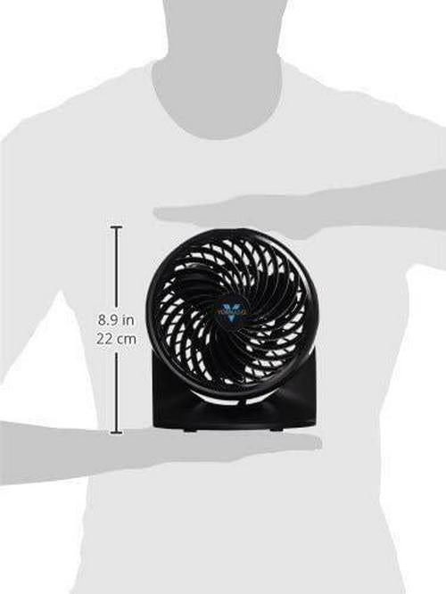 133 Compact Air Circulator Fan, Black, Small