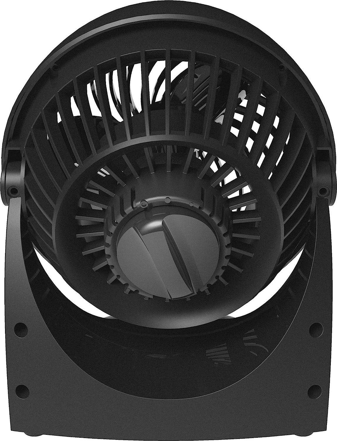 133 Compact Air Circulator Fan, Black, Small