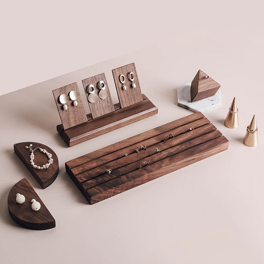 Walnut Jewellery Display-