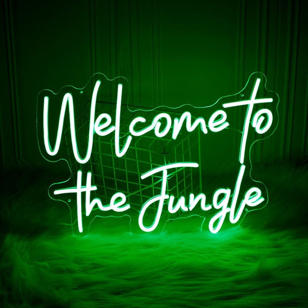 Welcome to the Jungle Neon Sign-Lighting