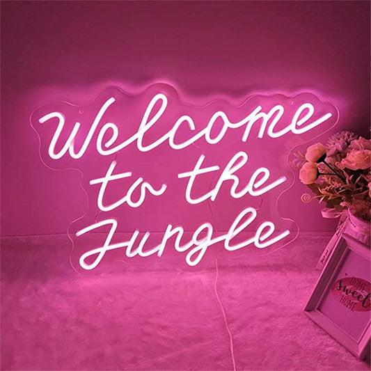 Welcome to the Jungle Neon Sign-Lighting