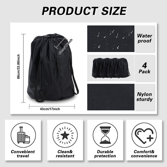 Woanger 4 Pcs Stroller Bag for Airplane Stroller Travel Bag for Airplane Car Seat Travel Bag for Airplane Check Stroller Bag Stroller Travel Bag for Airplane Travel-