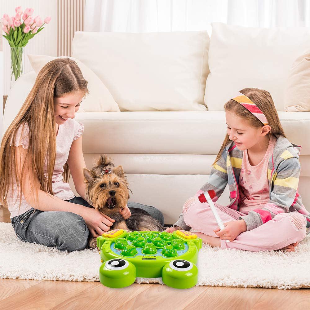 YEEBAY Interactive Whack A Frog Game, Learning, Active, Early Developmental Toy, Fun Gift for Age 3, 4, 5, 6, 7, 8 Years