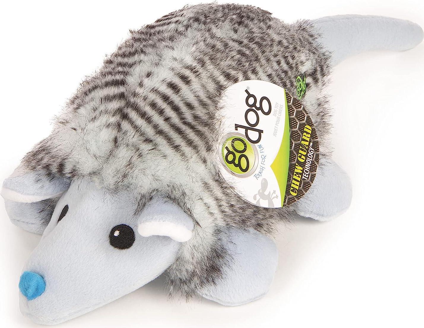 Blue Fairy Armadillo Squeaky Plush Dog Toy, Chew Guard Technology - Blue/Gray, Large, 70569