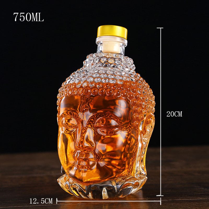 750ML Buddha Head Decanter