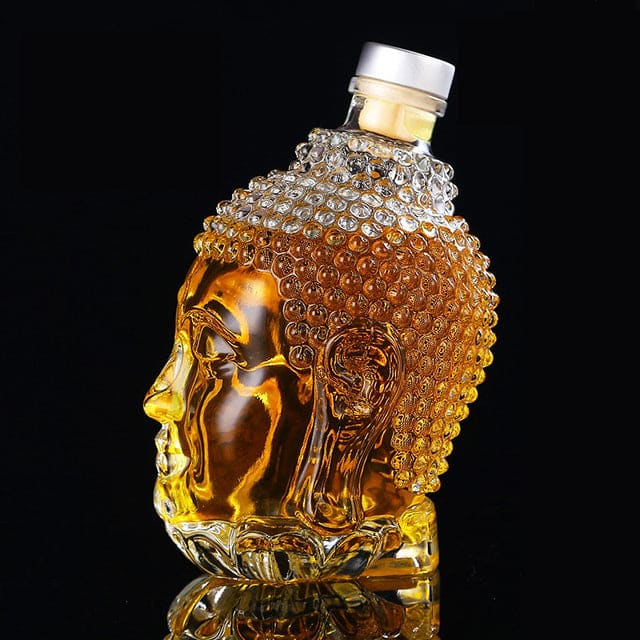 750ML Buddha Head Decanter