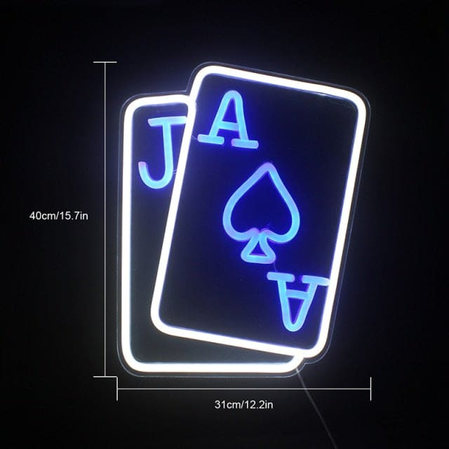 Ace Of Spades Neon Sign