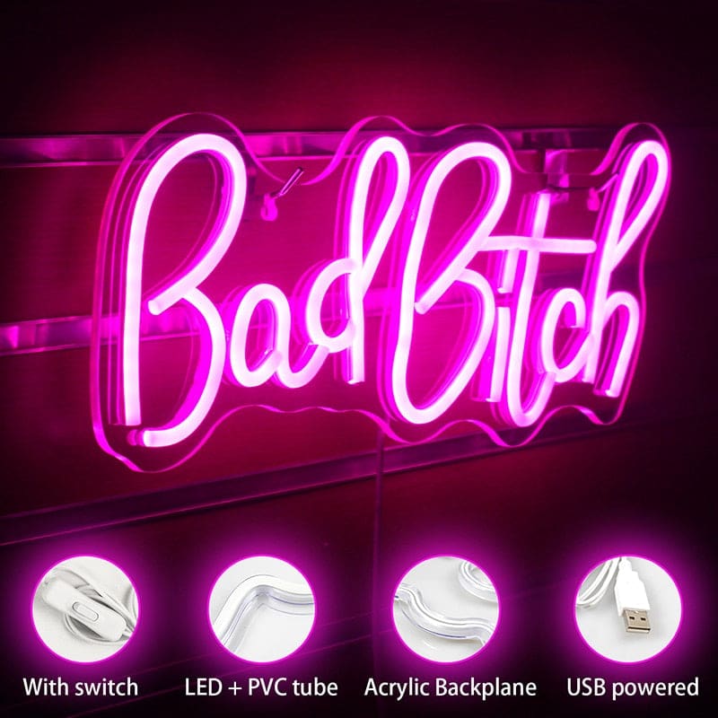 Bad Bitch Neon Sign