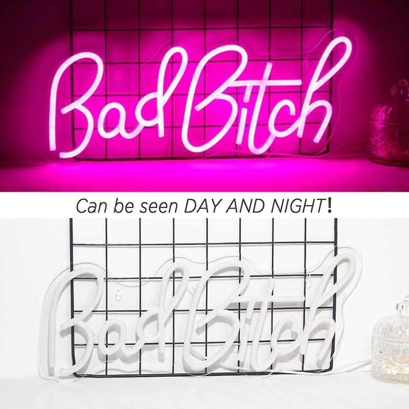 Bad Bitch Neon Sign