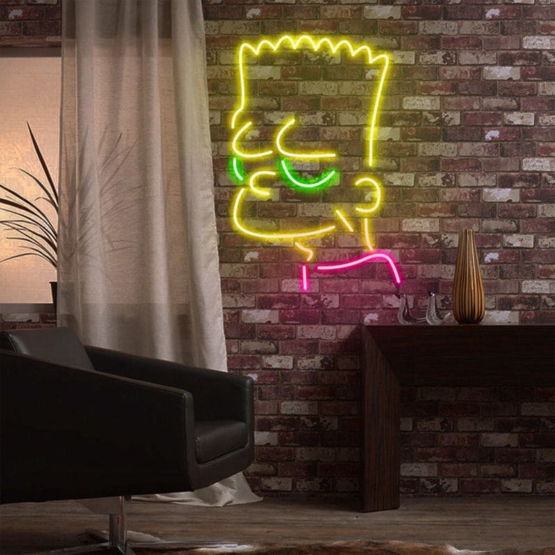 Bart Simpson Neon Sign