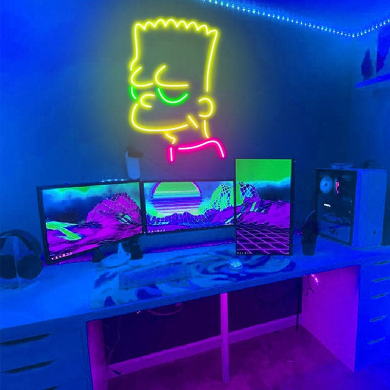 Bart Simpson Neon Sign