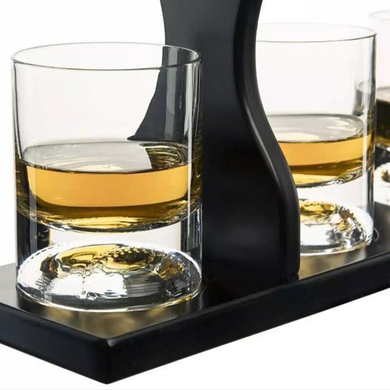 Baseball Bat Decanter with Glasses