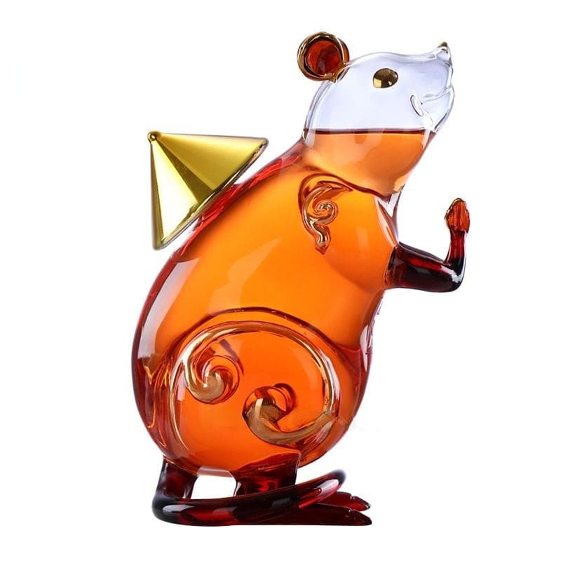 Bull Shaped Whiskey Decanter