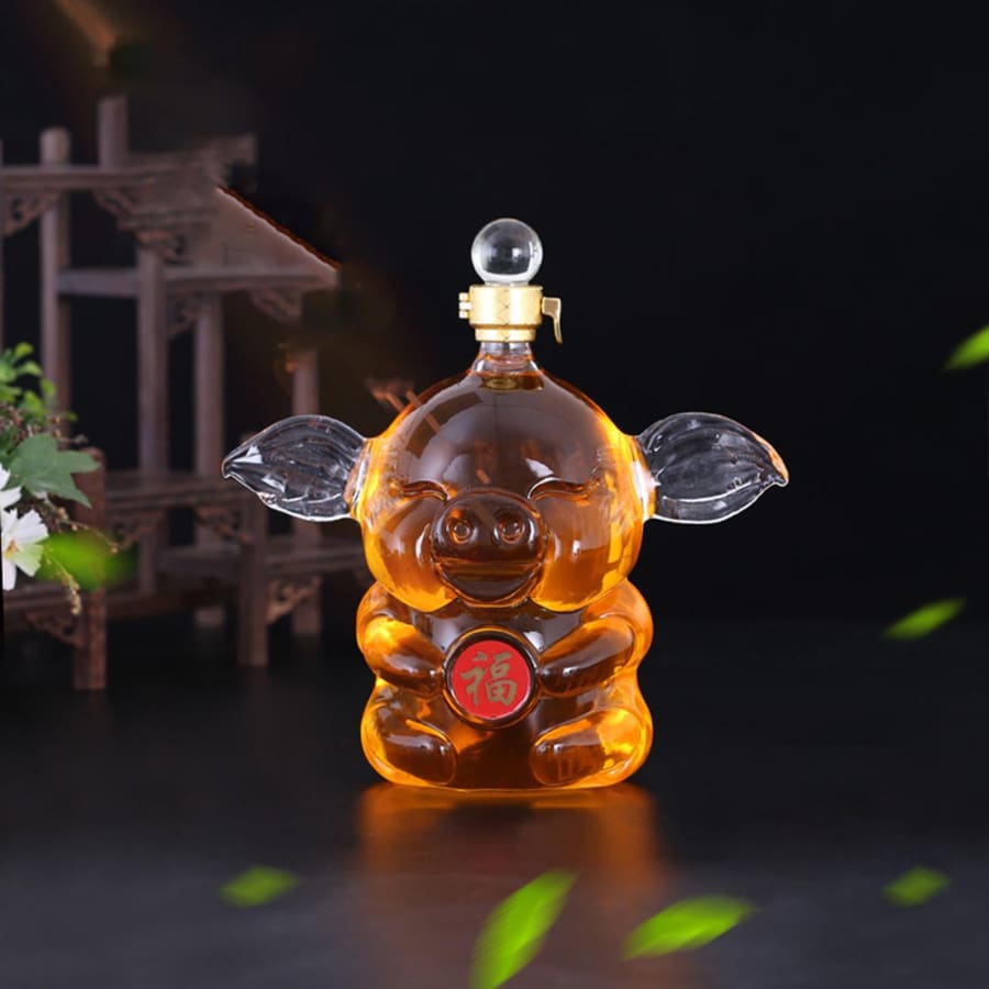 Cute Pig Whisky Decanter