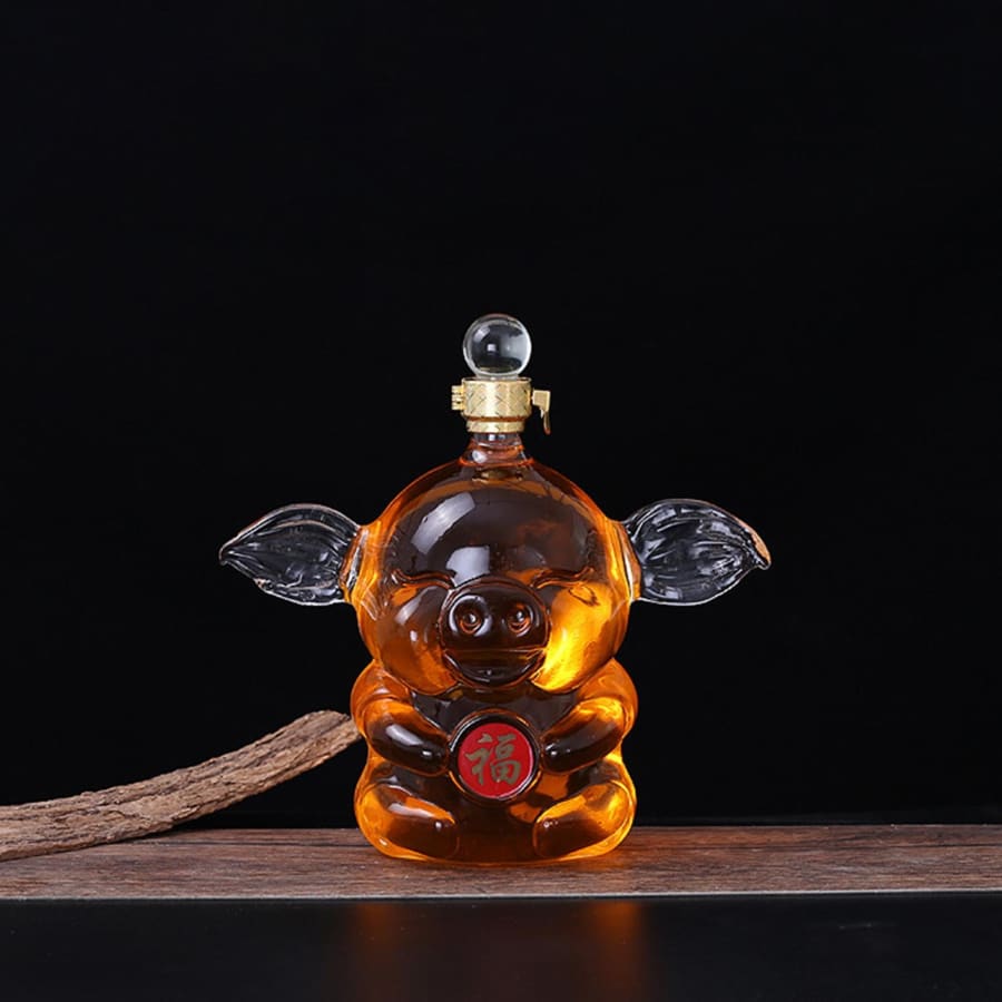 Cute Pig Whisky Decanter