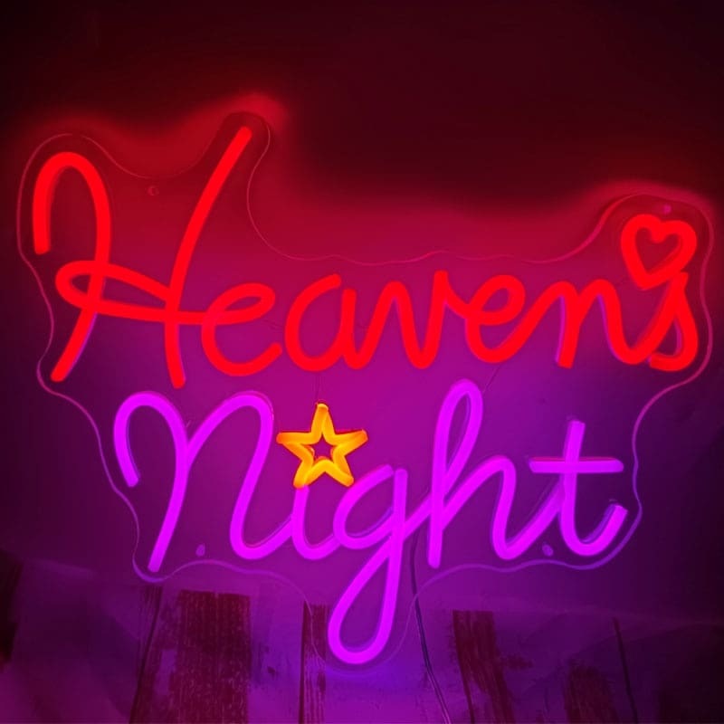 Heaven's Night Silent Hill Neon Sign