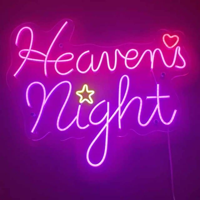 Heaven's Night Silent Hill Neon Sign