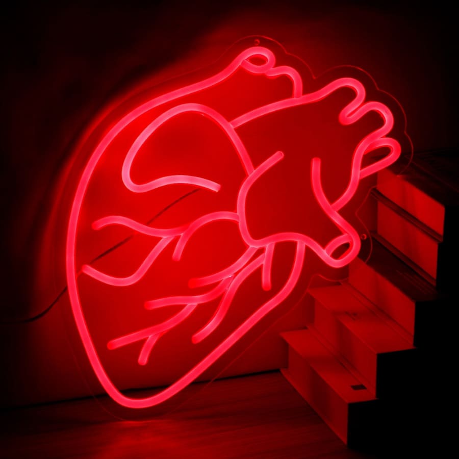 Human Heart Neon Sign