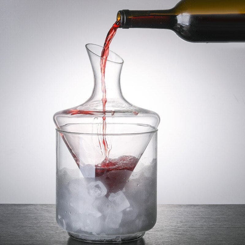 Ice Bucket Decanter Glass