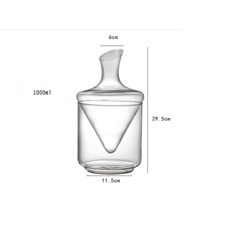 Ice Bucket Decanter Glass