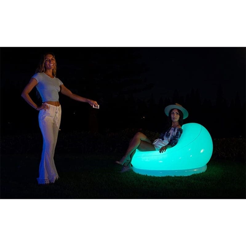 Illuminated RGB Inflatable Beanbag Chair