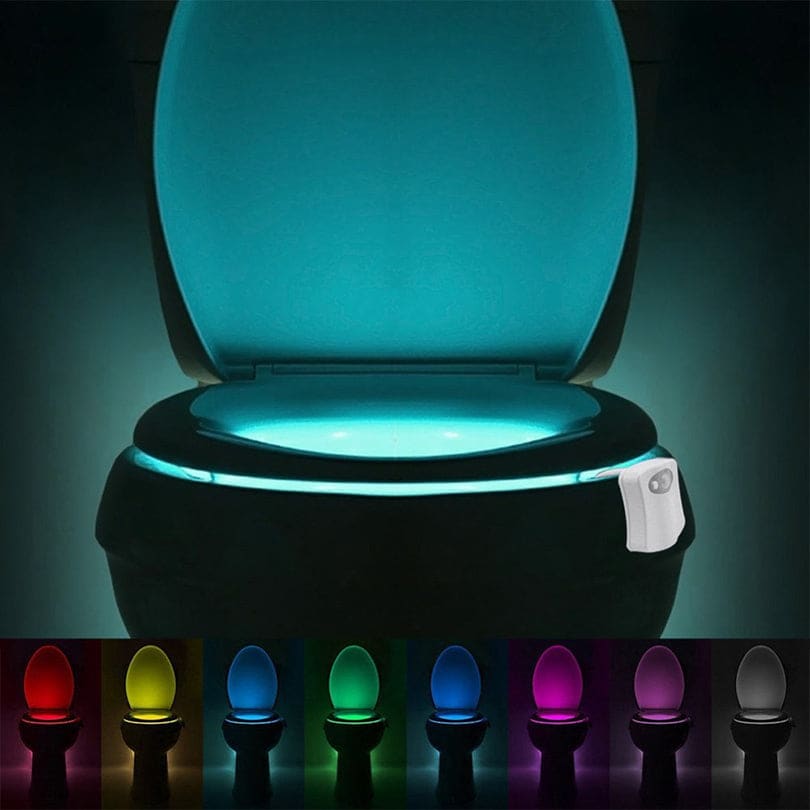 LED Motion Sensor Toilet Light