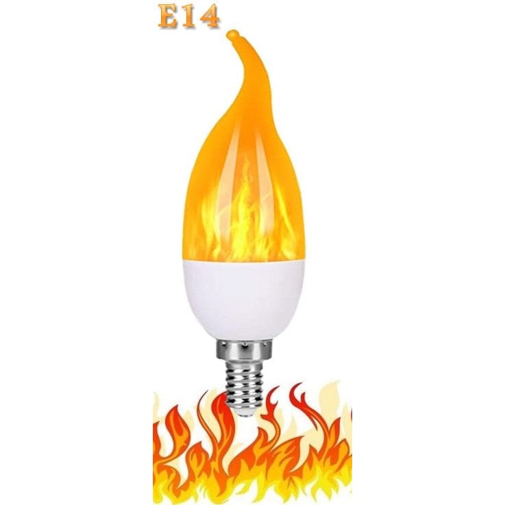 LED Simulated Flame Bulb