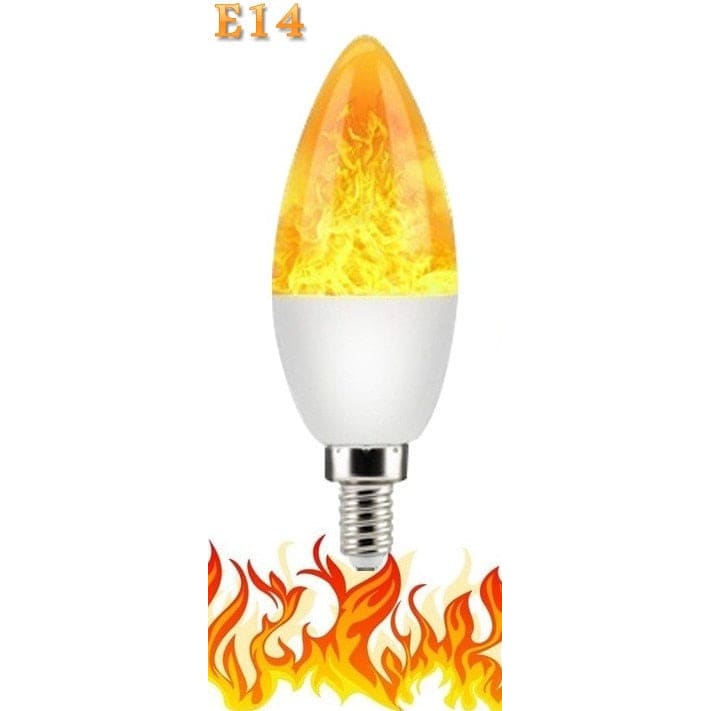 LED Simulated Flame Bulb