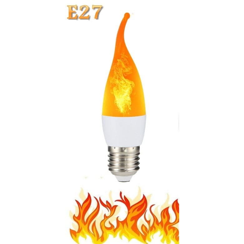 LED Simulated Flame Bulb