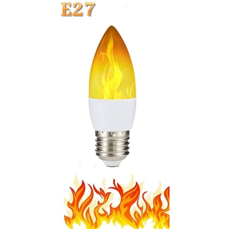 LED Simulated Flame Bulb