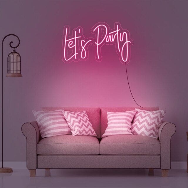 Let's Party Neon Light