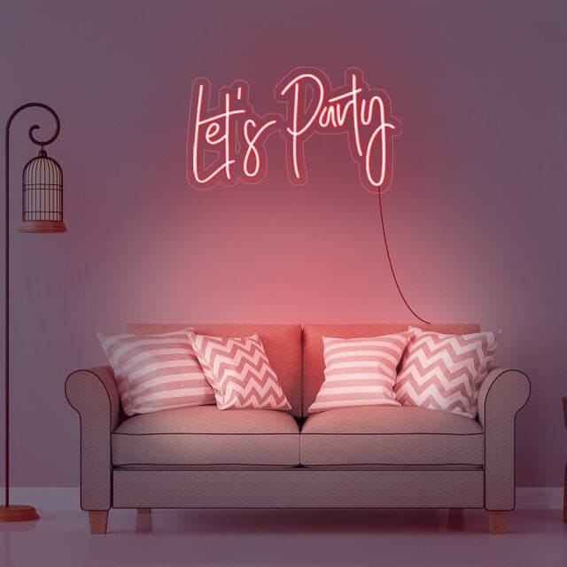 Let's Party Neon Light